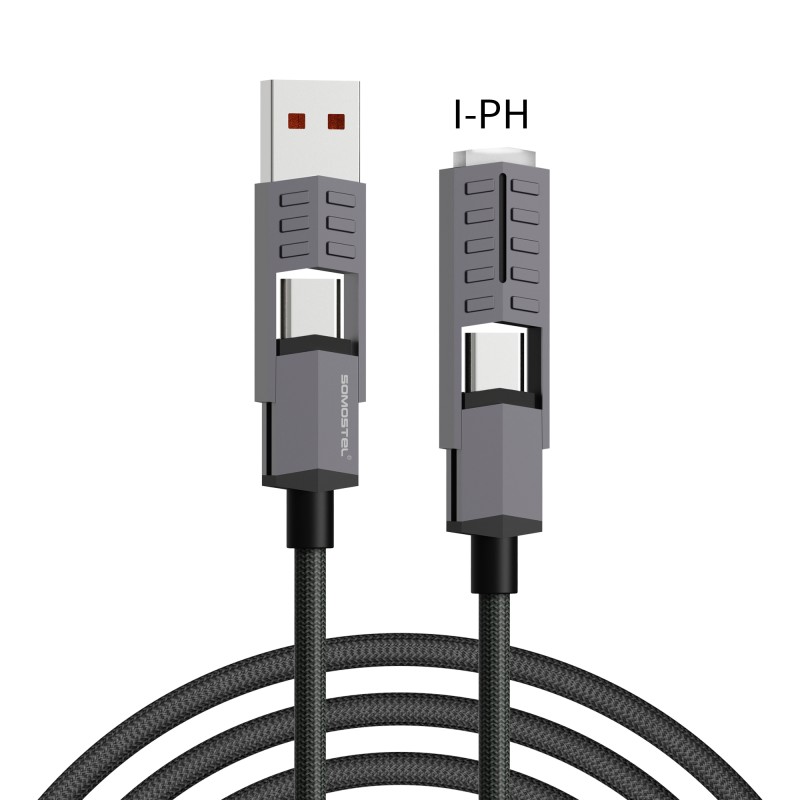4 in 1 Charging Cable Manufacturer - Nylon Weaving Fast Charge Cable