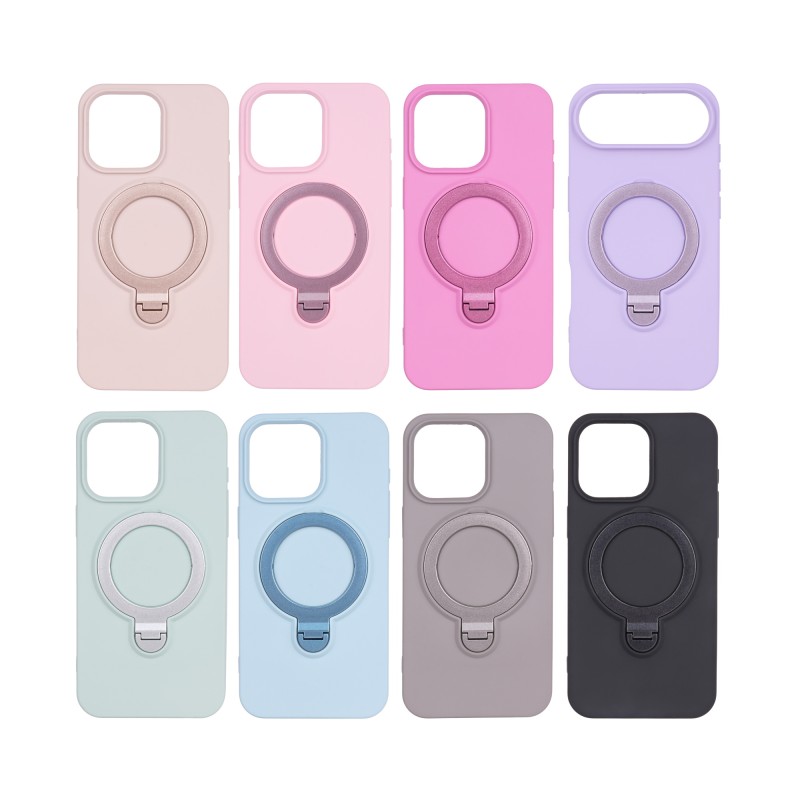 Skin-Feel Phone Case Manufacturer - TPU Solid Color With Bracket