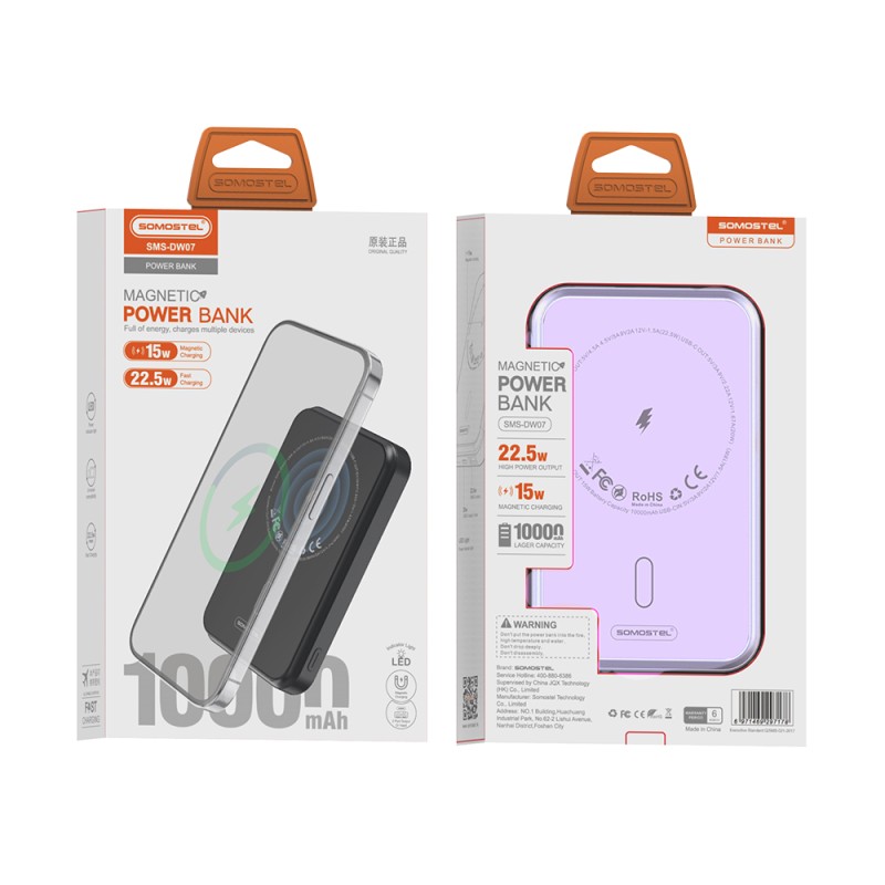 Magnetic Power Bank Factory - 10000mAh Wireless Fast Charger