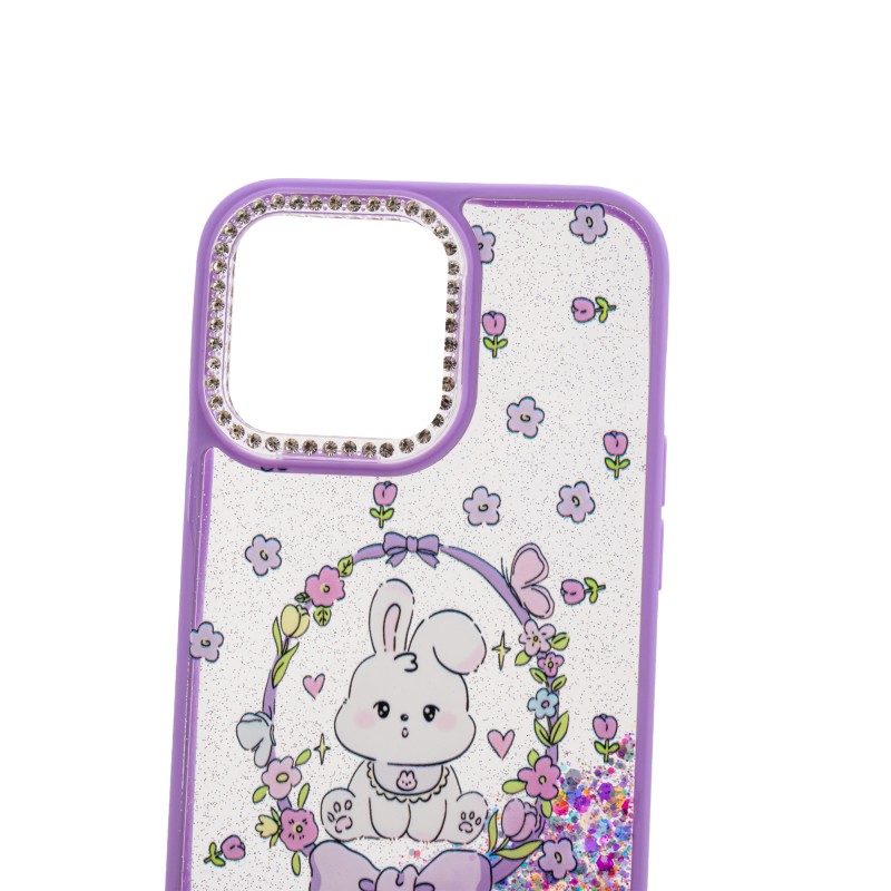 Mobile Phone Case Manufacturer - TPU PC Painted Epoxy With Chain