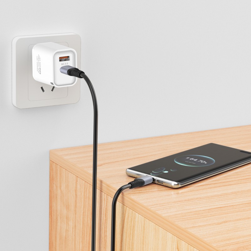 Type C Data Cable Factory - 60W Silicone Fast Charging Cable