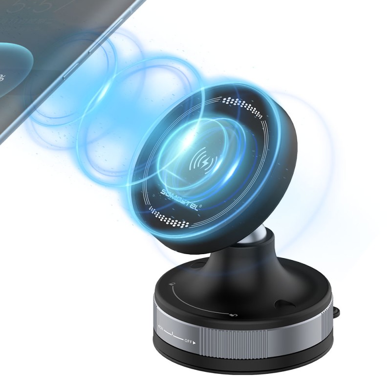 Vacuum Phone Holder Manufacturer - 360 Rotate Magnetic Suction Mount