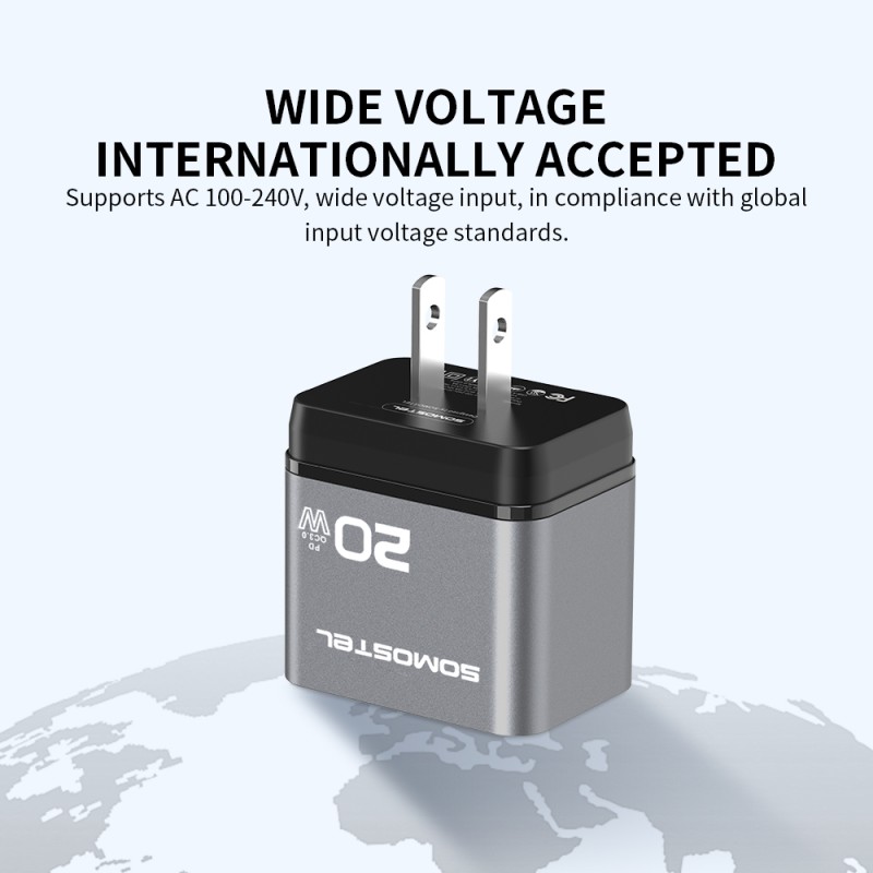 20W PD Charger Factory - iPhone Fast Travel Wall Charger Supplier