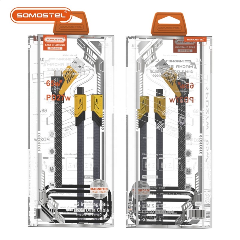 Premium Data Cable Factory - 4 in 1 Nylon Braided Fast Charging Cable