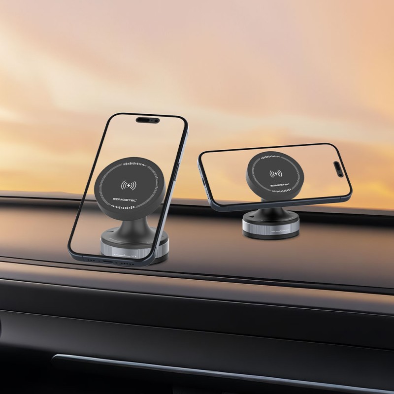 Vacuum Phone Holder Manufacturer - 360 Rotate Magnetic Suction Mount