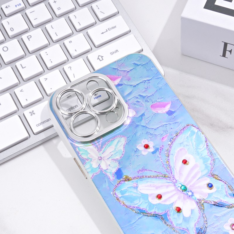 IMD Phone Case Manufacturer - Butterfly Bling Custom Cover
