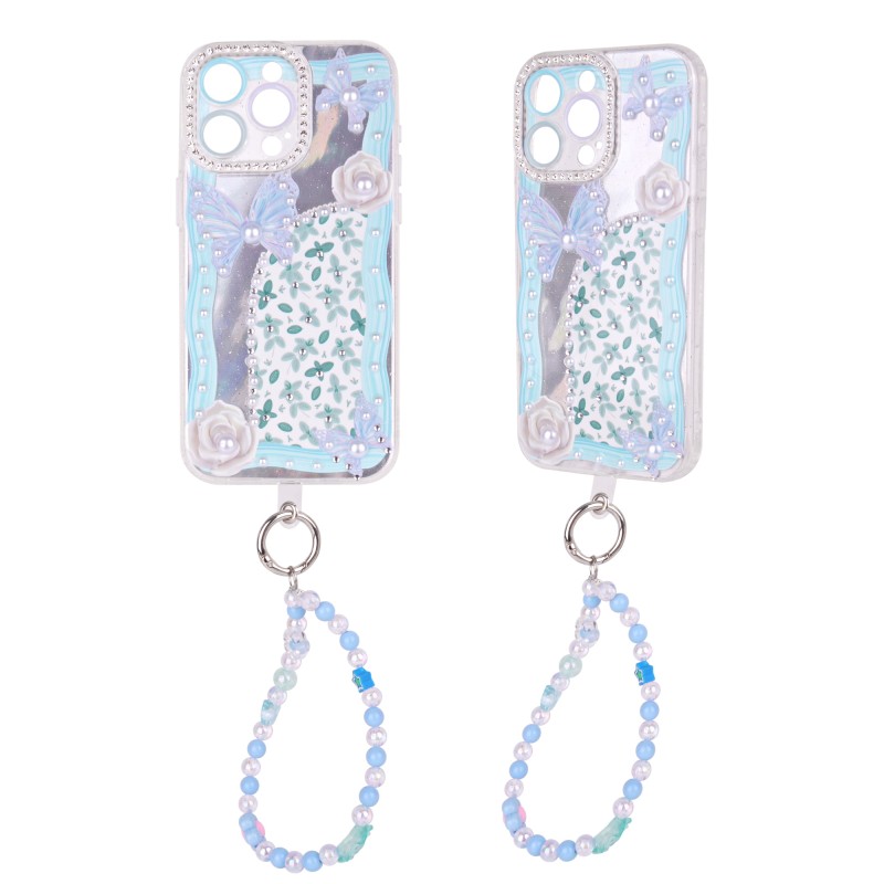 Pearl Phone Case Factory - Laser Sheet Bracelet Glitter Cover