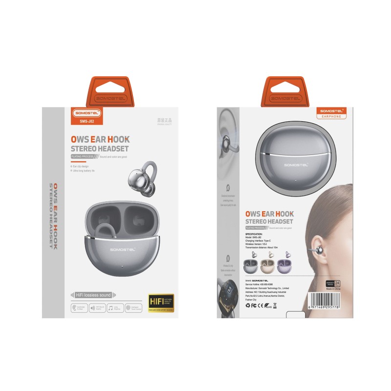 Hi-Fi Wireless Earphone Factory - Ear Clip Open BT Headphone