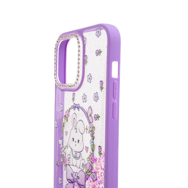 Mobile Phone Case Manufacturer - TPU PC Painted Epoxy With Chain