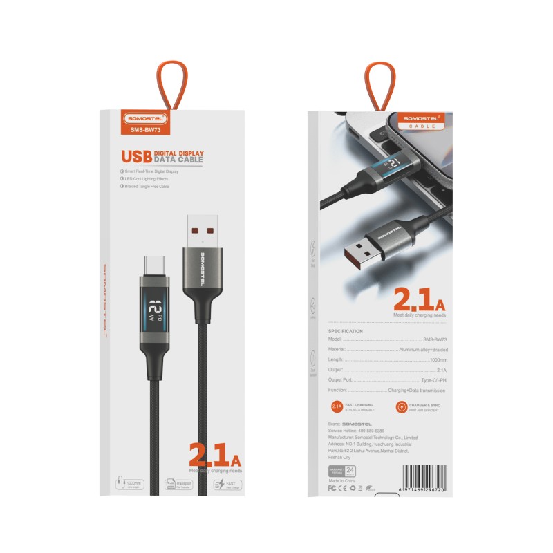 Fast Charging Cable Factory - Aluminum Alloy Braided Cable