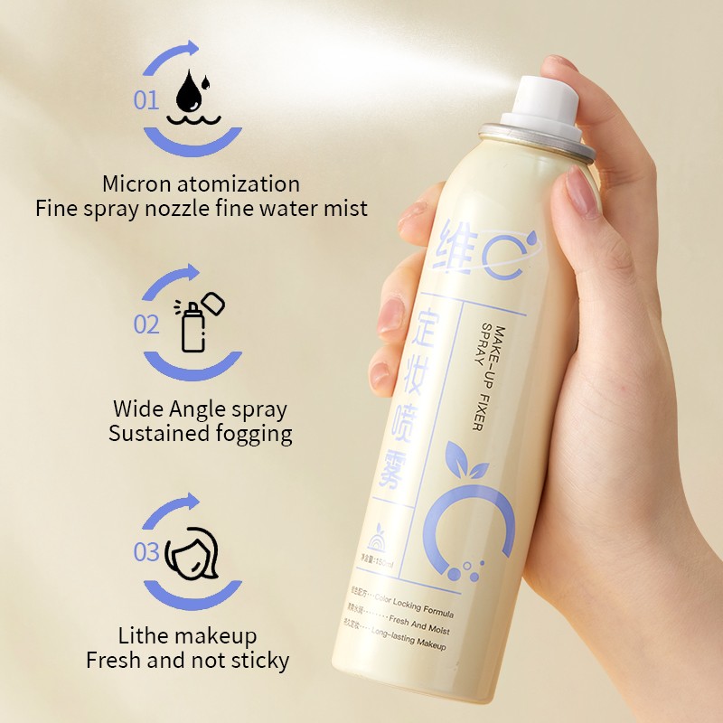 Wholesale Vitamin C Makeup Setting Spray 150ml Long-Lasting Hydrating All-Day Makeup Look Anti-Oil Makeup Fixative Setting Mist