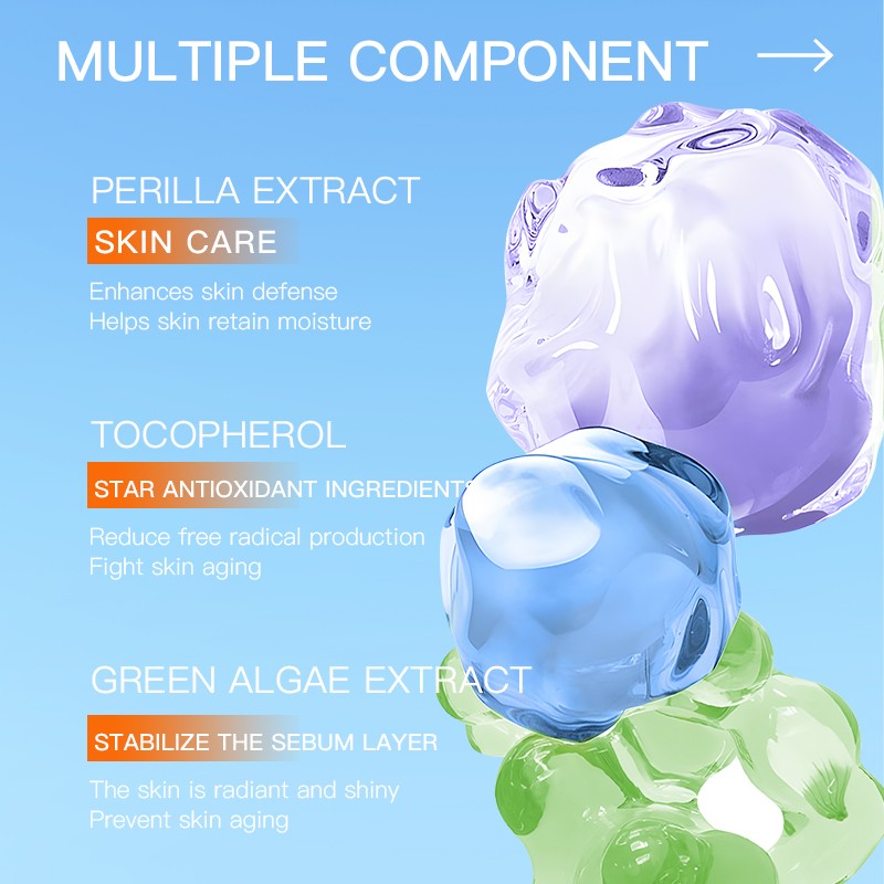 Private Label Vegan Sunscreen Cream High SPF 50 Broad-Spectrum UV Protection Lightweight 50g/1.76 Fl Oz Lotion