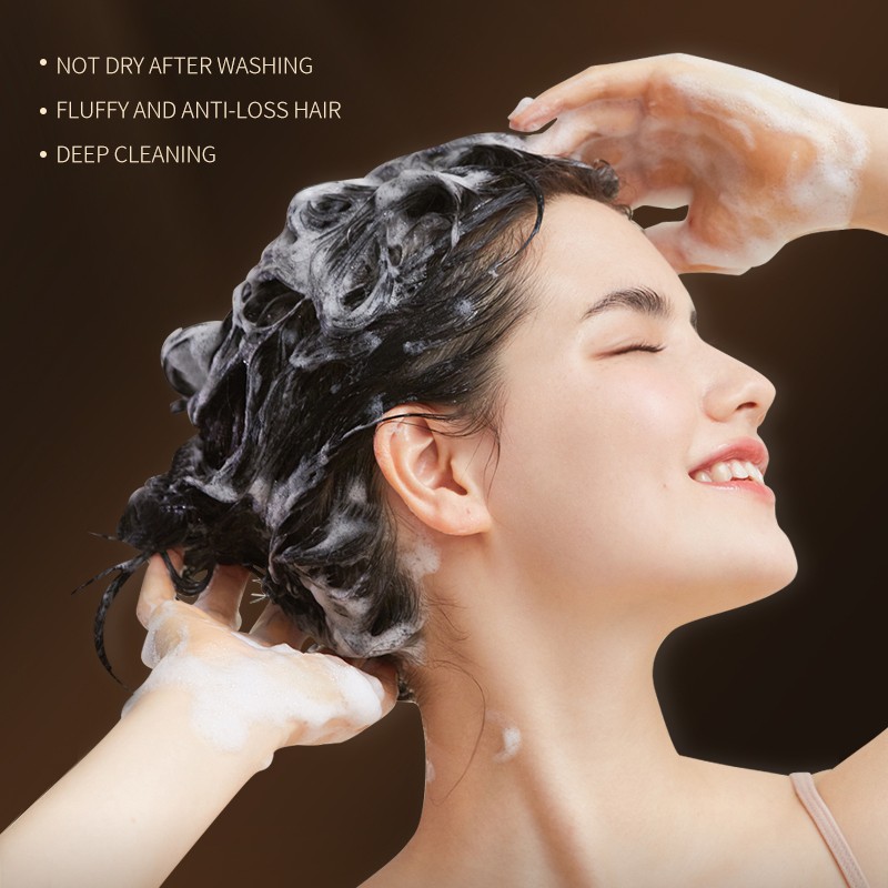 OEM ODM 500ml Polygonum Multiflorum Herbal Shampoo Nourishing Smoothing Anti-Dandruff Solution for Stronger Hair Roots