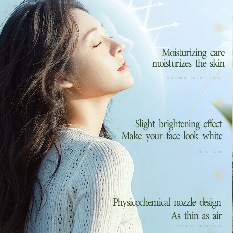 Private Label Vegan Mineral Sunscreen Mist 90ml SPF 50 Water-Based UV Defense Skin Brightening SPF 50 Whitening Sun Protection