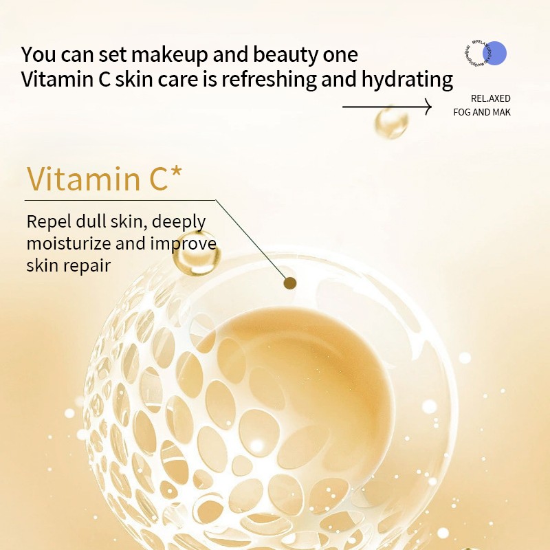 Wholesale Vitamin C Makeup Setting Spray 150ml Long-Lasting Hydrating All-Day Makeup Look Anti-Oil Makeup Fixative Setting Mist