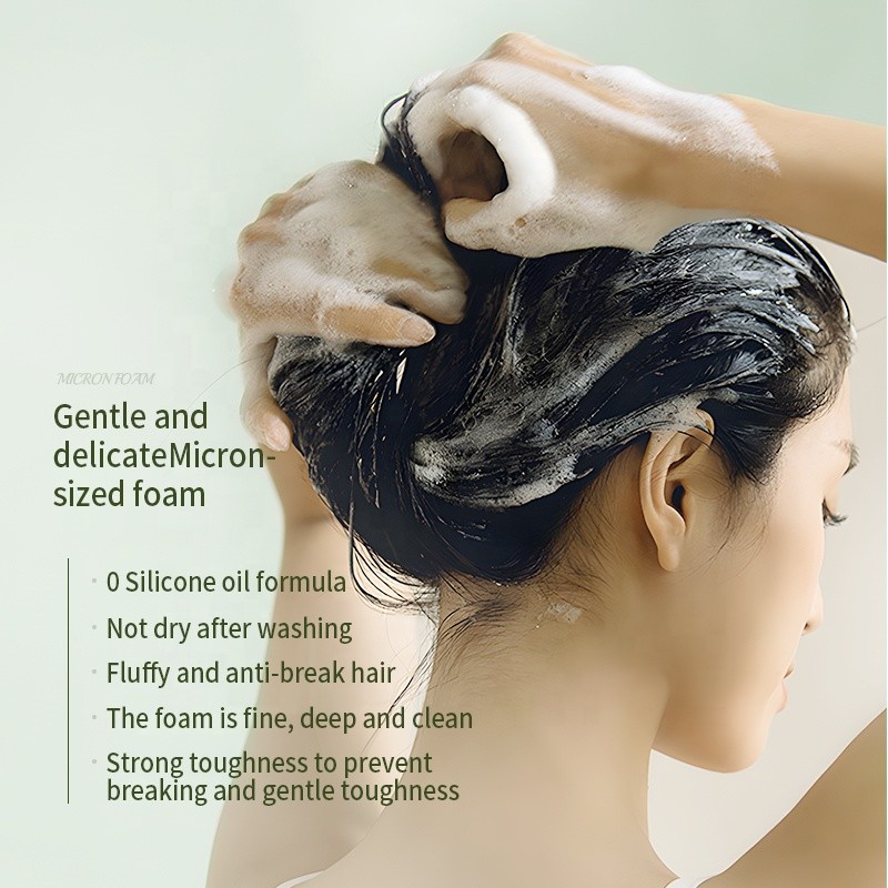 Keratin Cellulose Anti-Dandruff Shampoo Moisturizing Scalp Therapeutic Hair Care Salicylic Acid Fluffy Prevents Hair Breakage