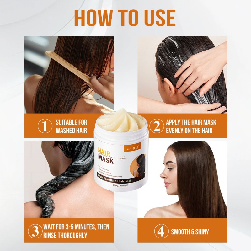 Batahana 250ml Moroccan Oil Herbal Hair Treatment for Nourishing Natural Volume Smooth Shiny Hair Scalp Protection Hair Loss