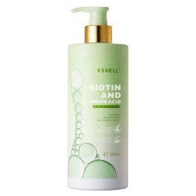 Private Label Biotin Amino Acid Shampoo 500ml/16.9fl oz for Hair Growth Shine Deep Repair Nourishing Hair Strengthening Shampoo
