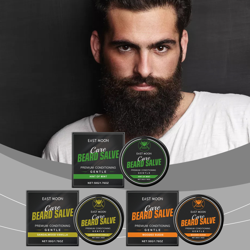 Eastmoon Men's Nourishing Shaving Cream Moisturizing and Gentle Beard Care Cream Series