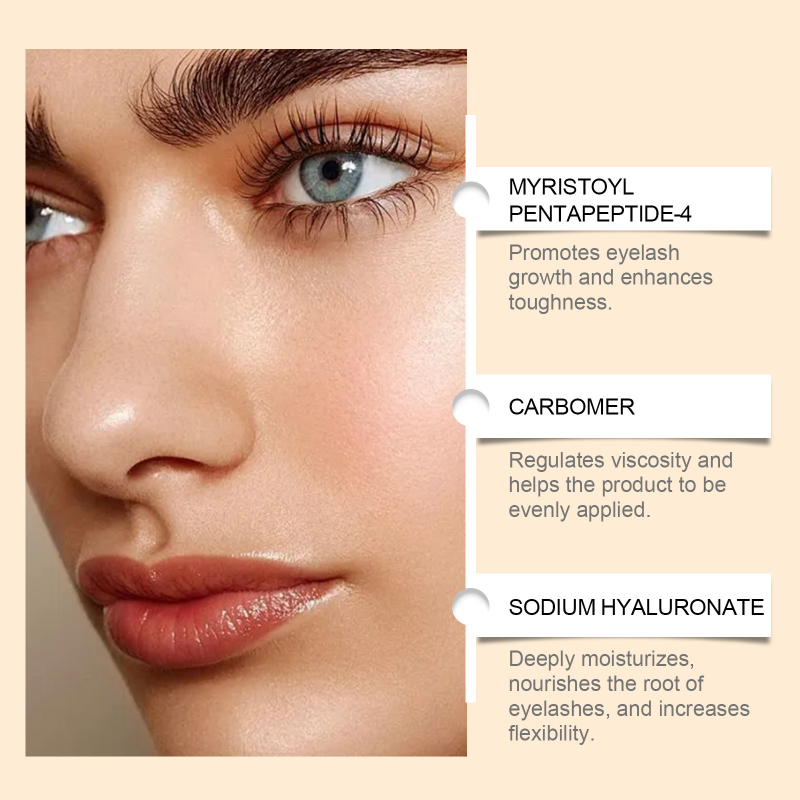 3D Liquid Eyelash  Korea Serum Gentle Mineral Moisturizing Daily Care with Natural Smudge-proof Effect Curling Eyelashes