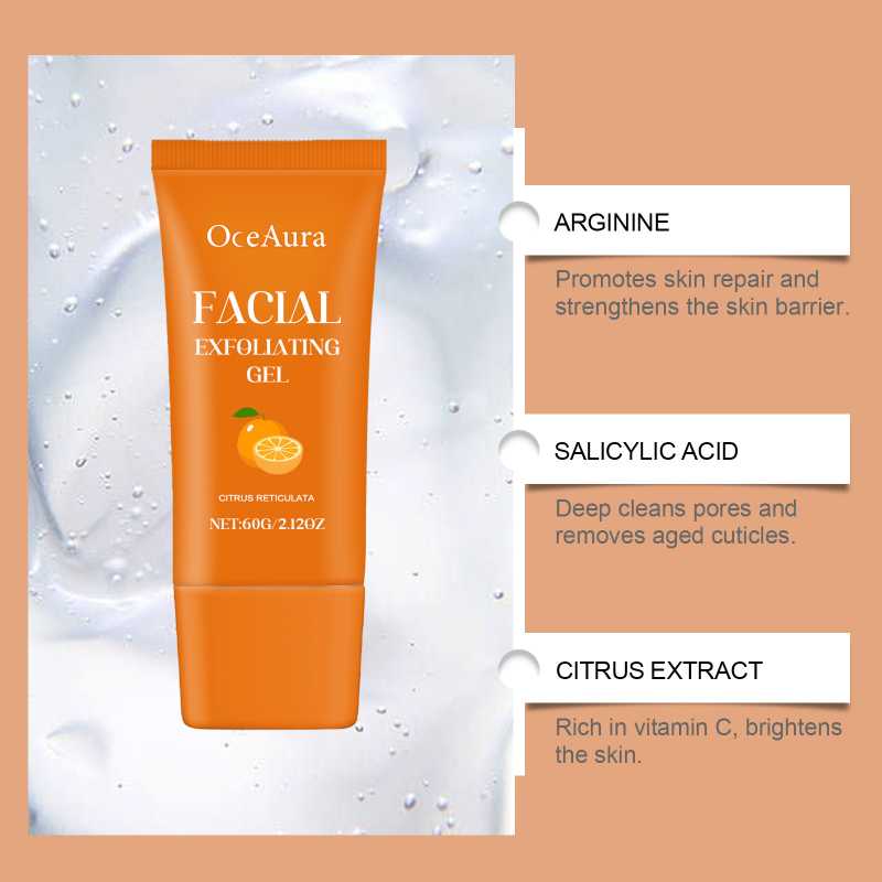 OCEAURA Gentle Vitamin C Facial Gel Moisturizing & Refreshing Beauty Personal Care Gel for Smooth Skin