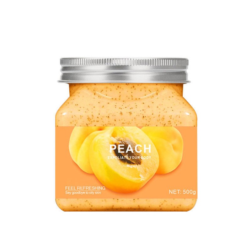 OEM Exfoliating Whitening Organic Body Scrub 500ml / 17 Fl oz Herbal Natural Gentle Exfoliant Moisturizing Skin Care Body Scrub