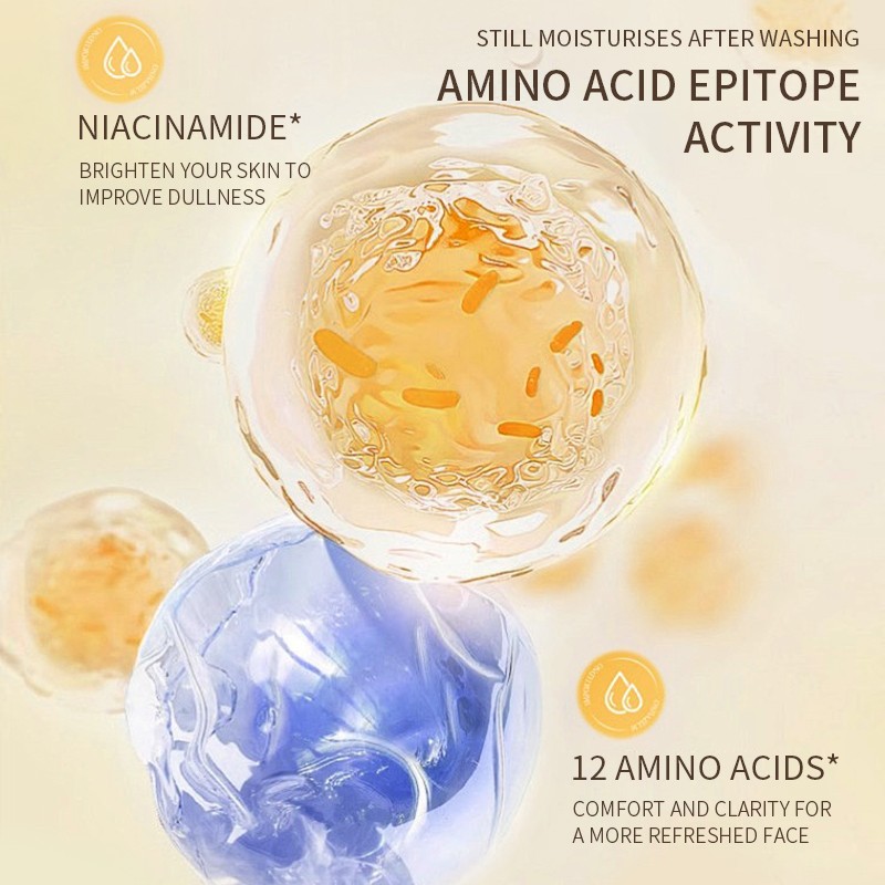 Vshell  Herbal Turmeric Facial Cleanser Deep Cleansing Moisturizing Foam for Oily Skin & Firming Oil for Dry Skin Acne  Care