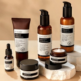 Private Label Carnosine Skin Care Anti-Aging Skincare Routine Korean Red Ginseng Essential Nourishing Facial Care