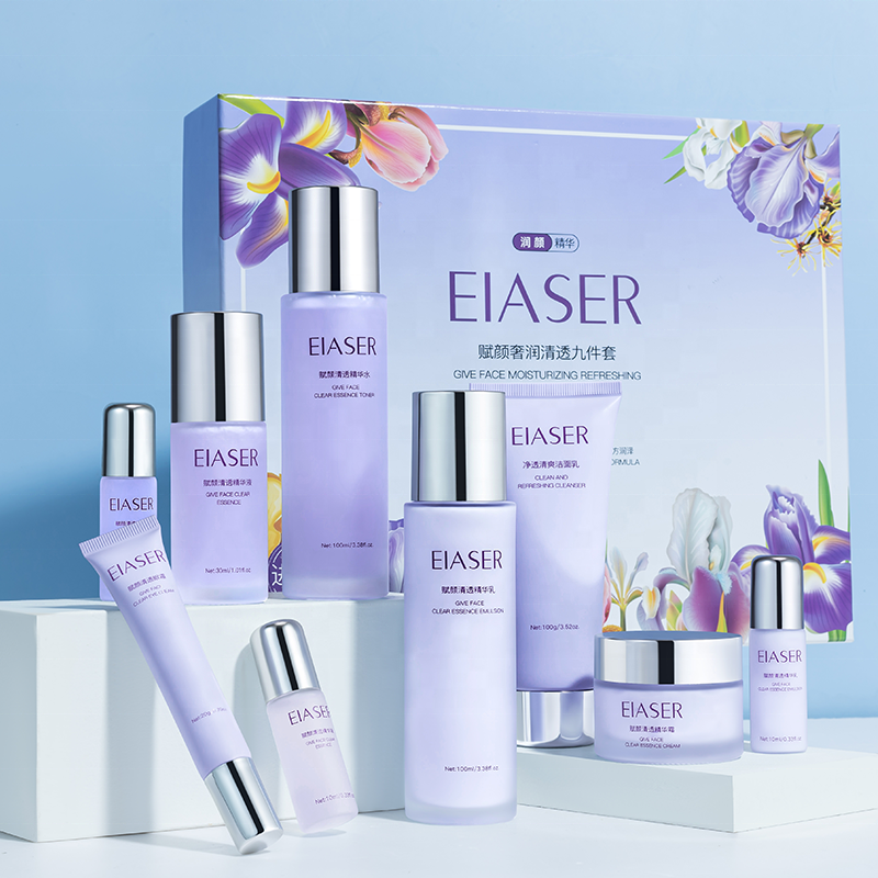 EIASER Luxury Hydration Nine-piece  Skincare  Water and Oil Balance Organic Skin Care Program Ultimate Face Care
