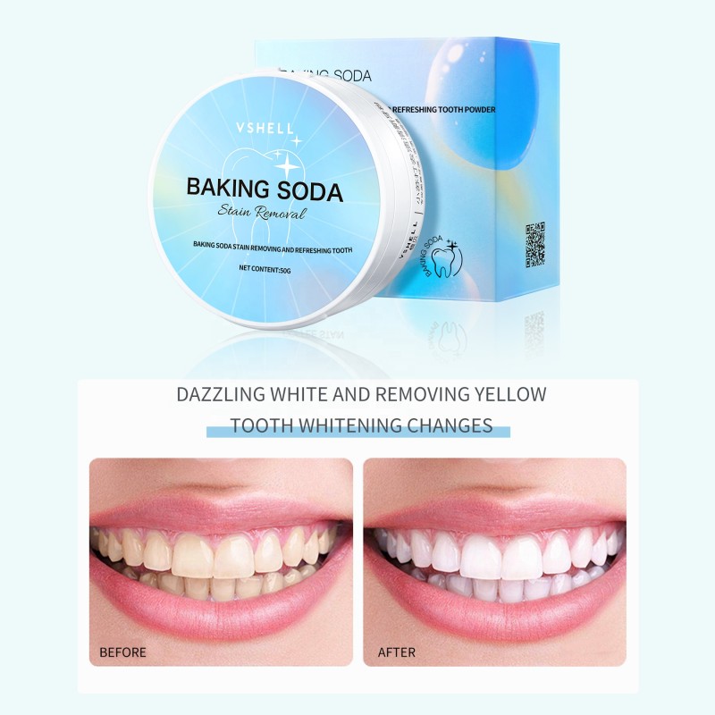 Private Label Organic Vegan Pearl Powder Natural Calcium Carbonate Soda Teeth Whitening Accessory Multi-Purpose Teeth Care