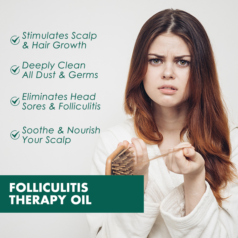 EELHOE Herbal Peppermint Scalp Care Oil Deep Cleansing Nourishing Skin Care Oil for Damaged Dry Curly Hair Smoothing Feature