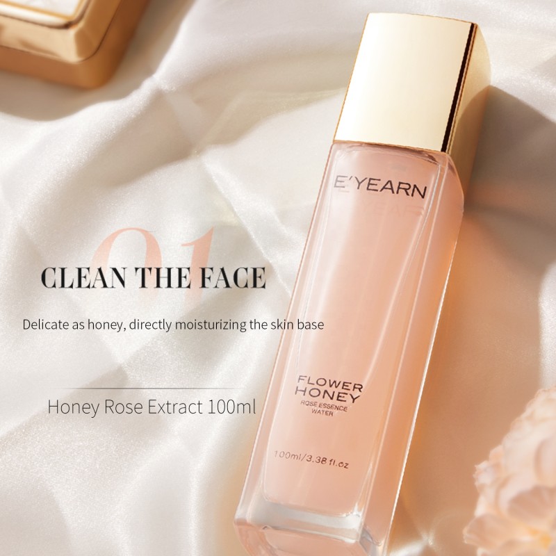 OEM Nectar Plant Extract Skin Care Set Natural Vegan W/ Toner Serum Face Cream 3 Step Facial Care System Skincare Kit Gift Box