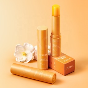 Vitamin C Multi-Effect Nourishing Lip Balm 2.7g Mineral Oil Camellia Seed Oil Shea Butter Beeswax Lip Care Stick for All Seasons