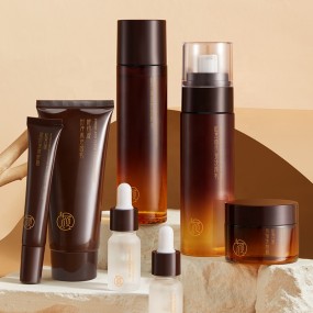 P-YSW Matsutake Mushroom Anti Wrinkle Skincare Set Lightweight Highly Moisturizing Nourishing 7 Pcs Firming Facial Skin Care Kit