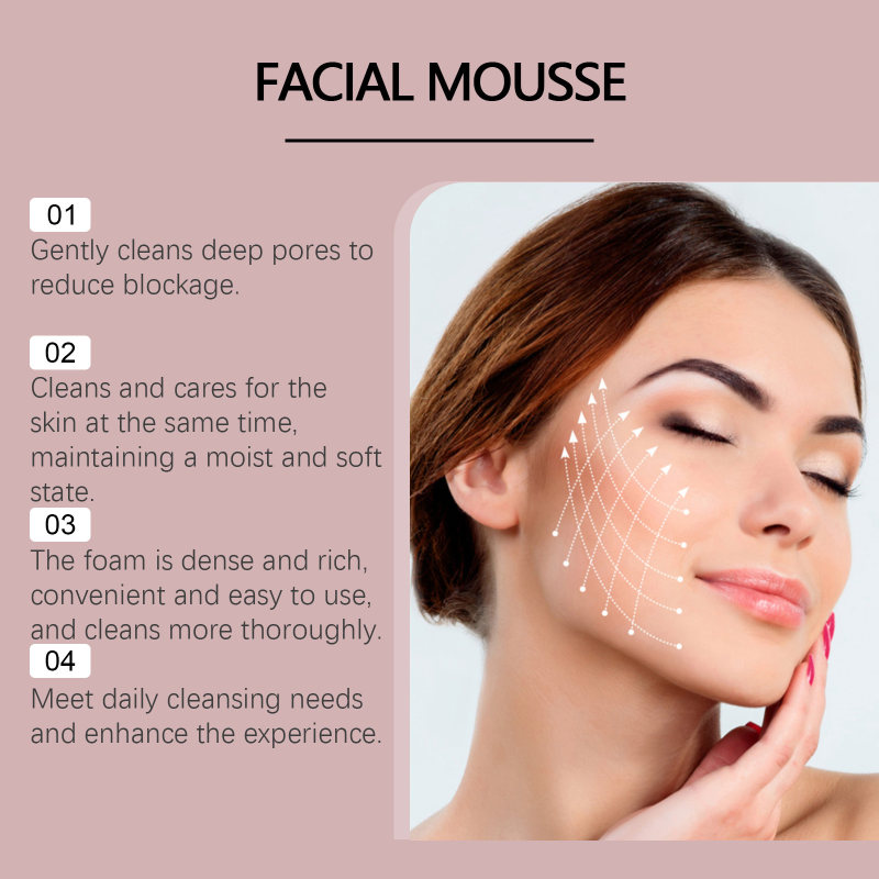 EELHOE Gentle Organic Rice Water Foaming Cleanser Deep Cleansing Amino Acid Mousse Moisturizing Brightening Function for Face