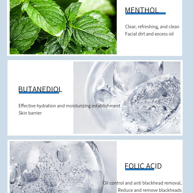 OEM Men's Facial Cleanser Soap-free Oil Control Gentle Cleaning Natural Male Skincare Amino Acid Volcanic Mud Face Wash for Man