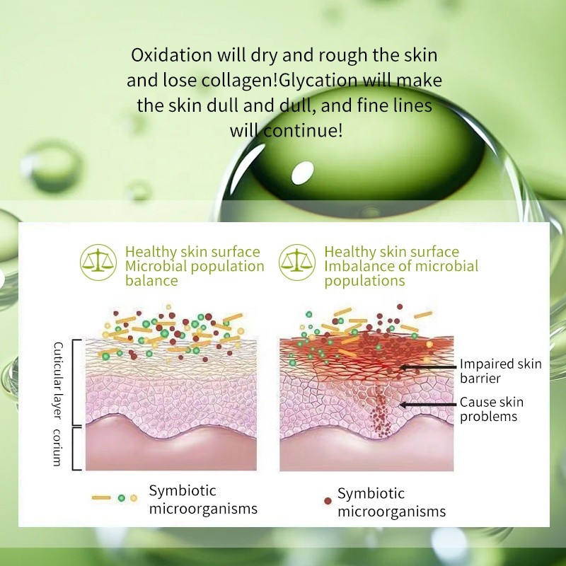 OEM Sale Skincare  6 Pcs Kit Cordyceps Sinensis Herbal Skin Care AHA Facial Care  Wholesale Stock