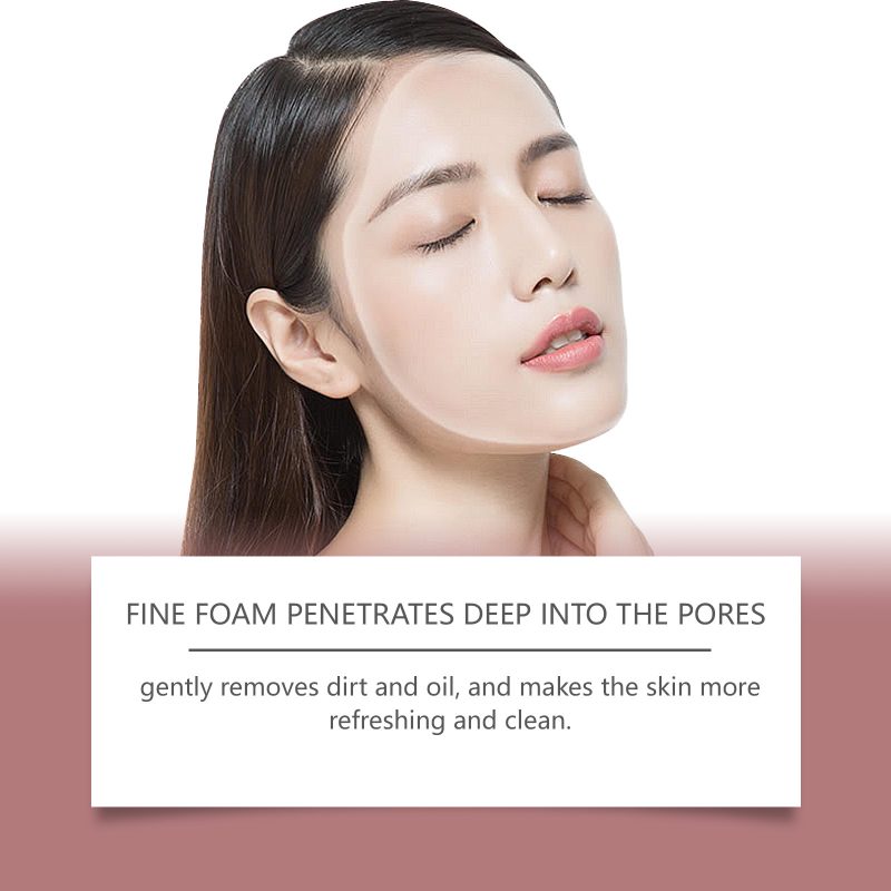 EELHOE Gentle Organic Rice Water Foaming Cleanser Deep Cleansing Amino Acid Mousse Moisturizing Brightening Function for Face