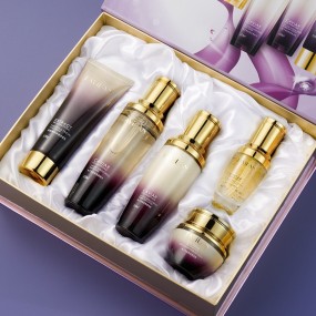 Manufacturer Wholesale Women's Anti-Aging Skin Care Set Herbal Caviar Peptide Facial Care Kit Whitening Moisturizing Repairing