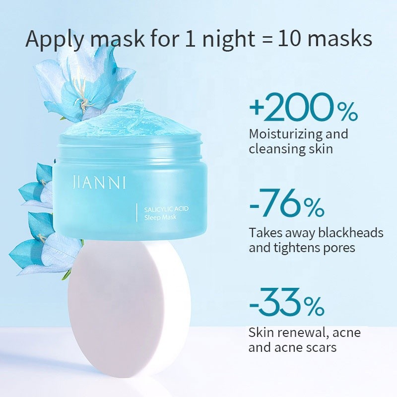 7-Piece Salicylic Acid Collagen Renewal Kit Type Amino Acid Oil Control Acne Scar Removal for Sensitive Skin Face Care Product