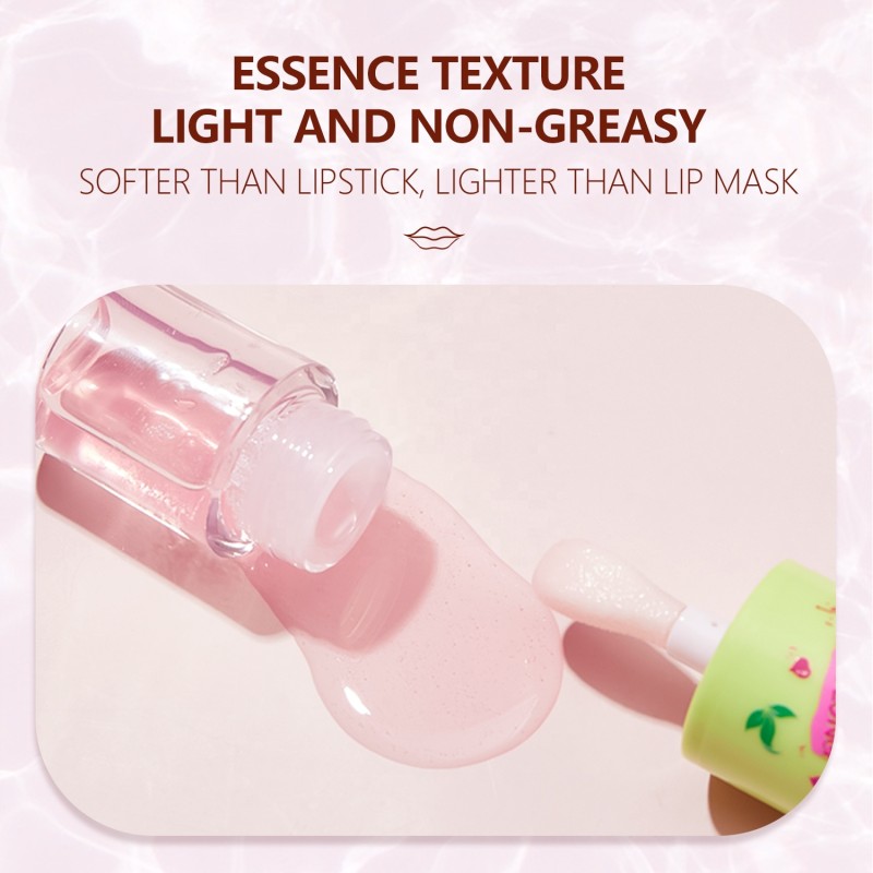 OEM Wholesale Fat Oil Lip Gloss Drip 5ml / .17fl oz Natural Hydrating Clear Shiny Plumping Glow Makeup for Dry Lip Care Lip Tint