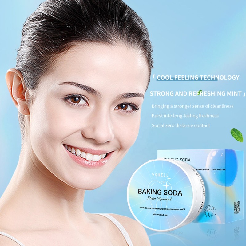 Private Label Organic Vegan Pearl Powder Natural Calcium Carbonate Soda Teeth Whitening Accessory Multi-Purpose Teeth Care