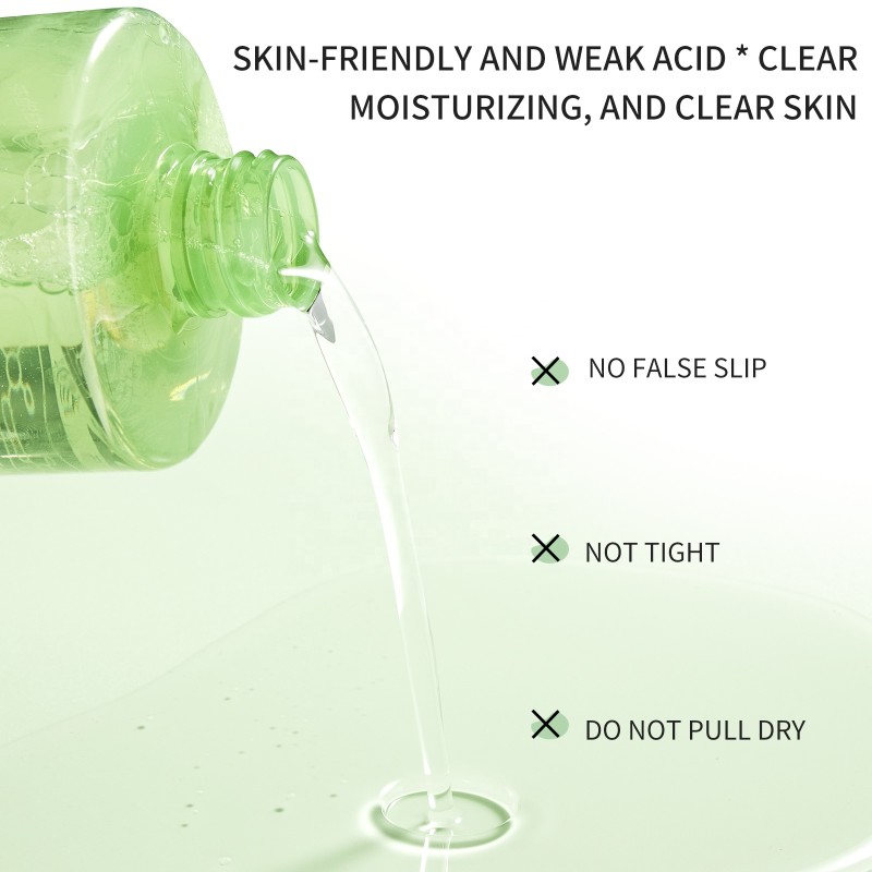 VSHELL Green Tea Face Wash Vegan Cruelty-free Gentle Formula Moisturizing Skin Clearing Large Capacity Tea Tree Facial Cleanser