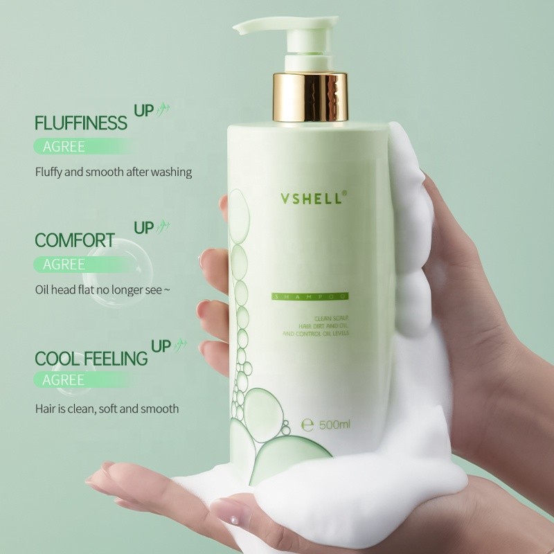 Private Label Biotin Amino Acid Shampoo 500ml/16.9fl oz for Hair Growth Shine Deep Repair Nourishing Hair Strengthening Shampoo