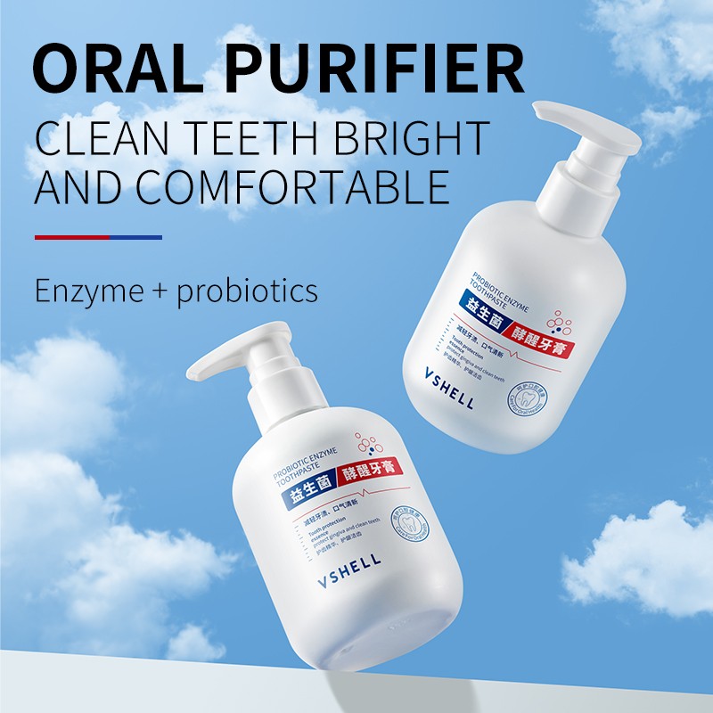 OEM Probiotic Toothpaste with Fresh Breath Deodorizing Whitening Teeth Gel Home Use Oral Care Product Chemical Ingredient