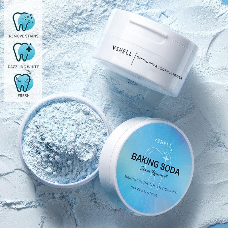 Private Label Organic Vegan Pearl Powder Natural Calcium Carbonate Soda Teeth Whitening Accessory Multi-Purpose Teeth Care