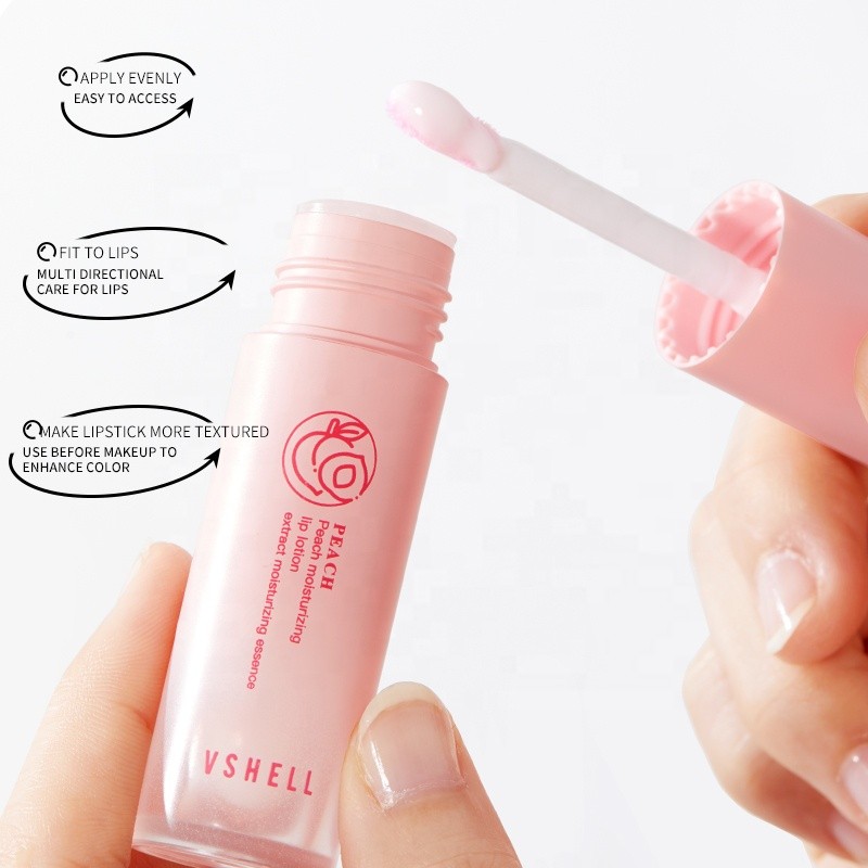 Private Label Makeup Hydrating Glow Oil Lip Drip Moisturizer Shiny Vegan Non-Sticky Tinted Lip Care Product Plumper Lip Gloss