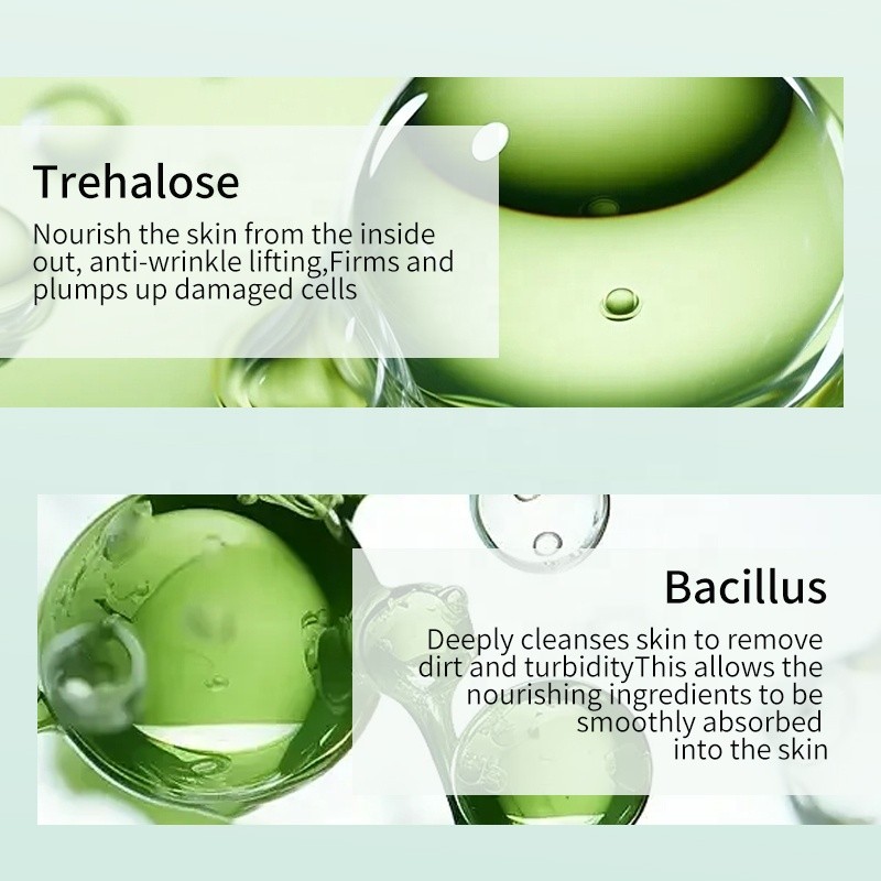 OEM Sale Skincare  6 Pcs Kit Cordyceps Sinensis Herbal Skin Care AHA Facial Care  Wholesale Stock