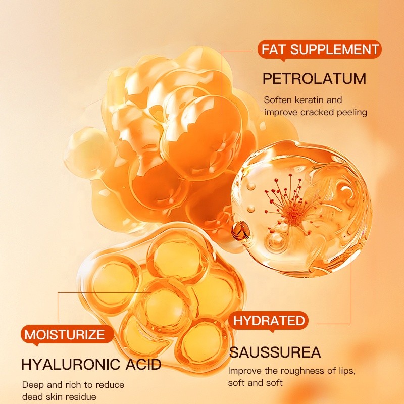 Vitamin C Multi-Effect Nourishing Lip Balm 2.7g Mineral Oil Camellia Seed Oil Shea Butter Beeswax Lip Care Stick for All Seasons