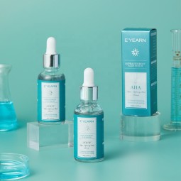 OEM Alpha Hydroxy Acid Serum 30ml Exfoliating Blackhead Removal Solution Natural Pore Cleaning Essence Anti-Acne Face Serum